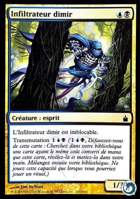 Infiltrateur dimir (203/306) - Dimir Infiltrator (203/306) - Ravnica, la Cité des Guildes - Carte Magic The Gathering