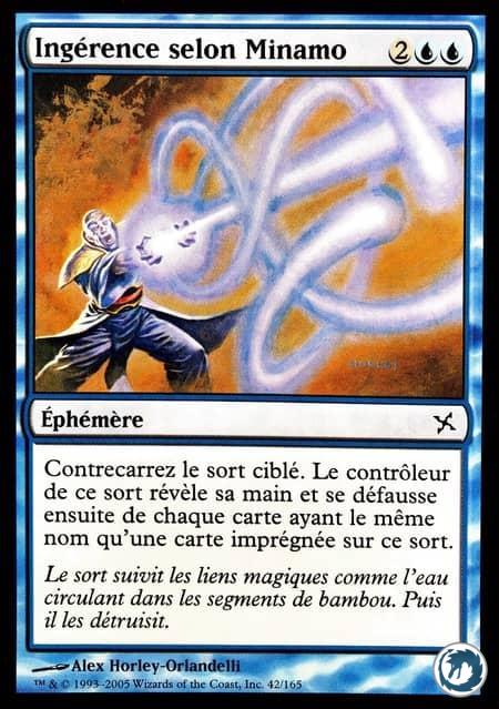 Ingérence selon Minamo (42/165) - Minamo's Meddling (42/165) - Traîtres de Kamigawa - Carte Magic The Gathering