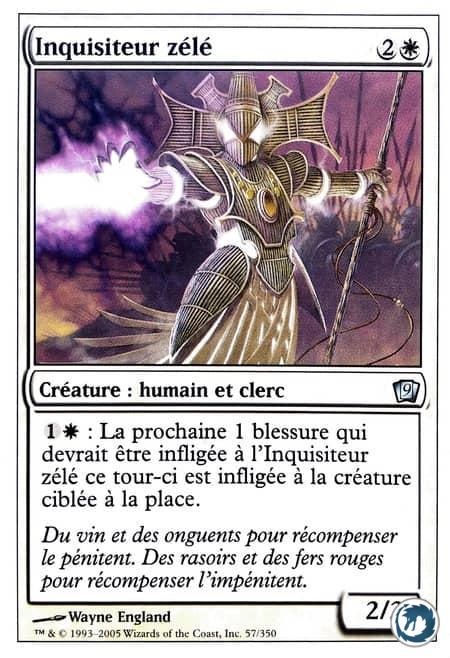 Inquisiteur zélé (57/350) - Zealous Inquisitor (57/350) - 9ème Édition - Carte Magic The Gathering