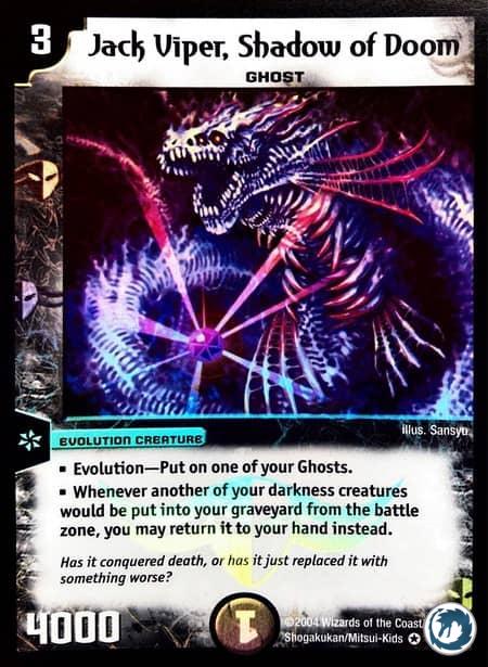 Jack Viper, Ombre De L'Apocalypse (29/55) - Jack Viper, Shadow of Doom (29/55) - Carte Duel Masters - Carnage Des Super-Guerriers