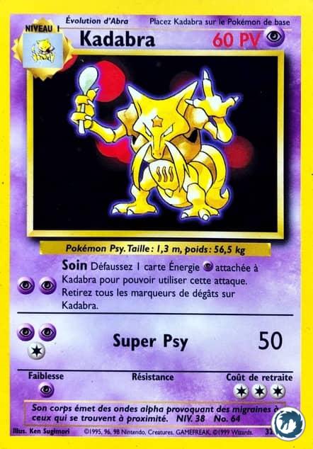 Kadabra (32/102) - Kadabra (32/102) - Set de base - Carte Pokémon