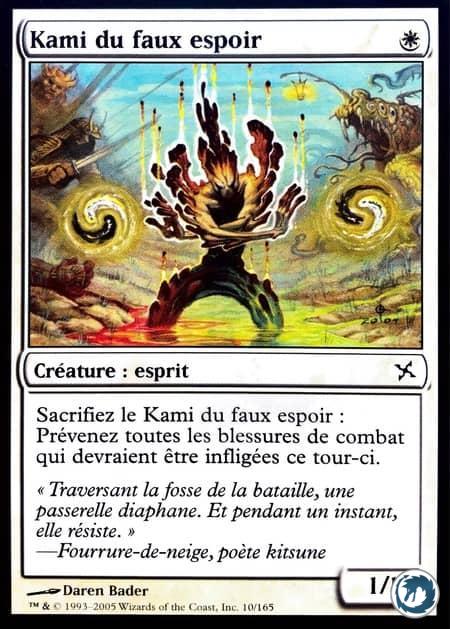 Kami du faux espoir (10/165) - Kami of False Hope (10/165) - Traîtres de Kamigawa - Carte Magic The Gathering