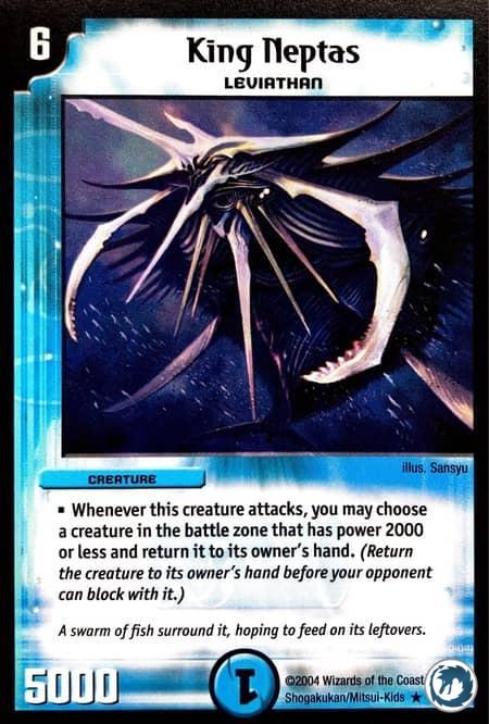 Roi Neptas (16/55) - King Neptas (16/55) - Carte Duel Masters - Carnage Des Super-Guerriers