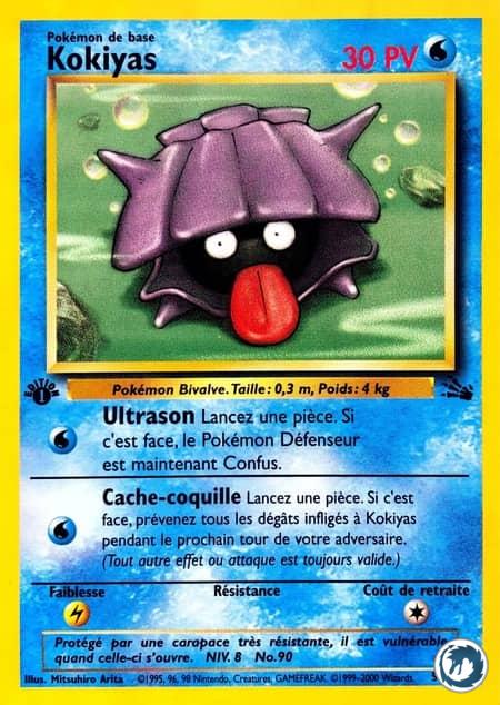 Kokiyas (54/62) - Shellder (54/62) - Fossile - Carte Pokémon