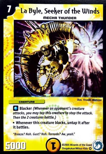 La Byle, Chercheuse Des Vents (1/55) - La Byle, Seeker of the Winds (1/55) - Carte Duel Masters - Survivants De La Mégapocalypse