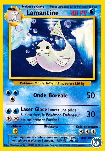 Lamantine (25/102) - Dewgong (25/102) - Set de base - Carte Pokémon