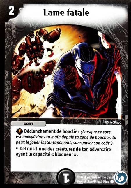 Lame fatale (25/55) - Critical Blade (25/55) - Carte Duel Masters - Evo Exterminateur