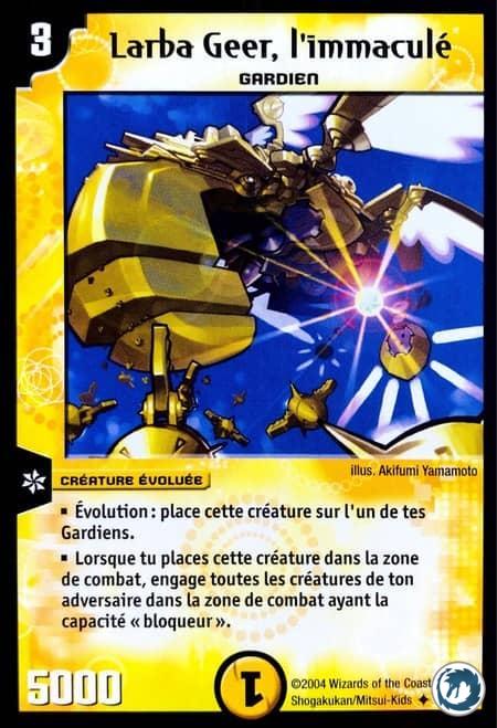Larba Geer, l'immaculé (5/55) - Larba Geer, the Immaculate (5/55) - Carte Duel Masters - Evo Exterminateur