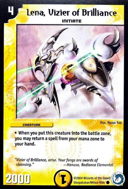 Léna, Vizir De La Brillance (4/55) - Lena, Vizier of Brillance (4/55) - Carte Duel Masters - Carnage Des Super-Guerriers