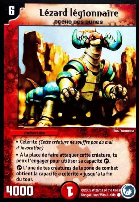 Lézard légionnaire (81/110) - Legionnaire Lizard (81/110) - Carte Duel Masters - Meurtrisseurs Invincibles