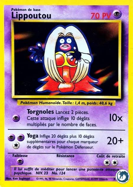 Lippoutou (31/102) - Jynx (31/102) - Set de base - Carte Pokémon