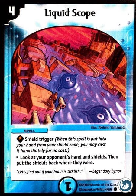 Flux Liquide (19/55) - Liquid Scope (19/55) - Carte Duel Masters - Carnage Des Super-Guerriers