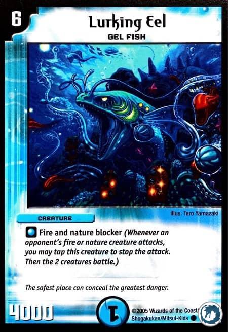 Anguille Sournoise (18/55) - Lurking Eel (18/55) - Carte Duel Masters - Survivants De La Mégapocalypse