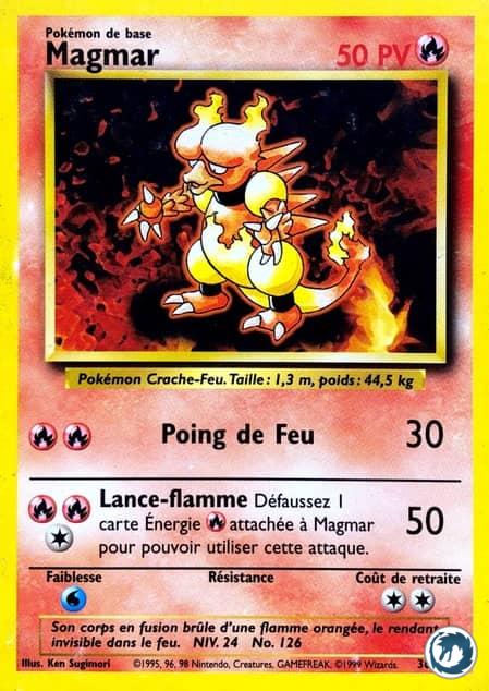 Magmar (36/102) - Magmar (36/102) - Set de base - Carte Pokémon