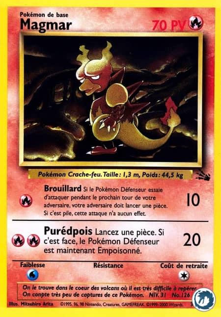 Magmar (39/62) - Magmar (39/62) - Fossile - Carte Pokémon