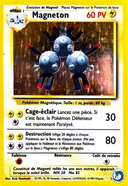 Magneton (9/102) - Magneton (9/102) - Set de base - Carte Pokémon