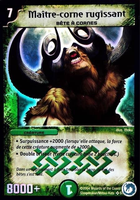 Maître-corne rugissant (S10/S10) - Roaring Great-Horn (S10/S10) - Carte Duel Masters - Set De Base