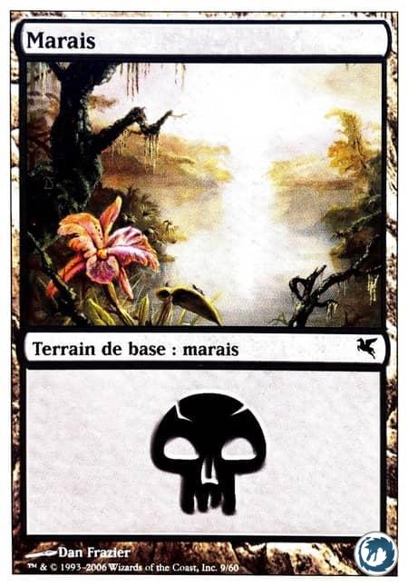 Marais (9/60) - Swamp (9/60) - DD Hachette Collection - Carte Magic The Gathering