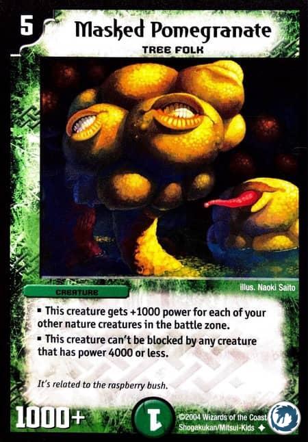 Grenadier Masqué (49/55) - Masked Pomegranate (49/55) - Carte Duel Masters - Carnage Des Super-Guerriers