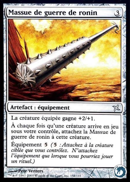 Massue de guerre de ronin (158/165) - Ronin Warclub (158/165) - Traîtres de Kamigawa - Carte Magic The Gathering