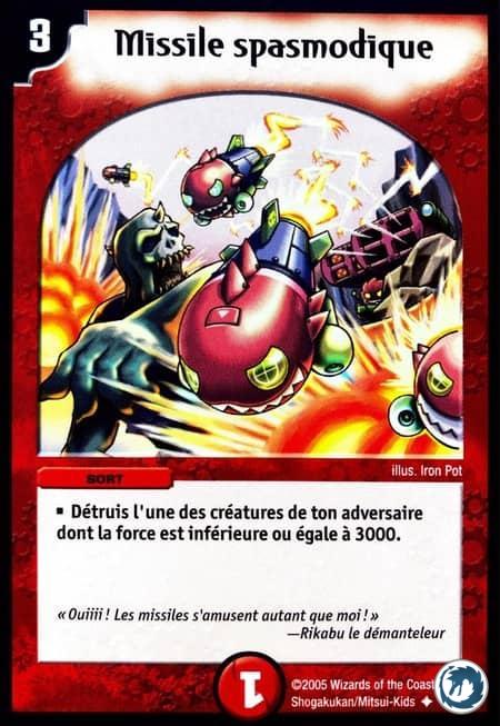 Missile spasmodique (89/110) - Spastic Missile (89/110) - Carte Duel Masters - Meurtrisseurs Invincibles