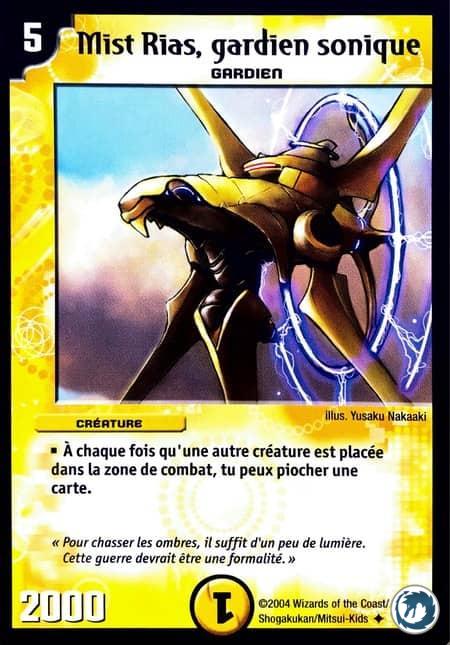 Mist Rias, gardien sonique (13/55) - Mist Rias, Sonic Guardian (13/55) - Carte Duel Masters - Jeux d'Ombres d'une Nuit Aveuglante