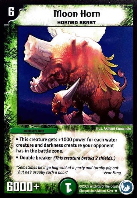 Corne De La Lune (52/55) - Moon Horn (52/55) - Carte Duel Masters - Survivants De La Mégapocalypse