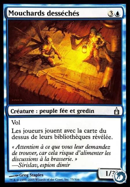 Mouchards desséchés (75/306) - Wizened Snitches (75/306) - Ravnica, la Cité des Guildes - Carte Magic The Gathering