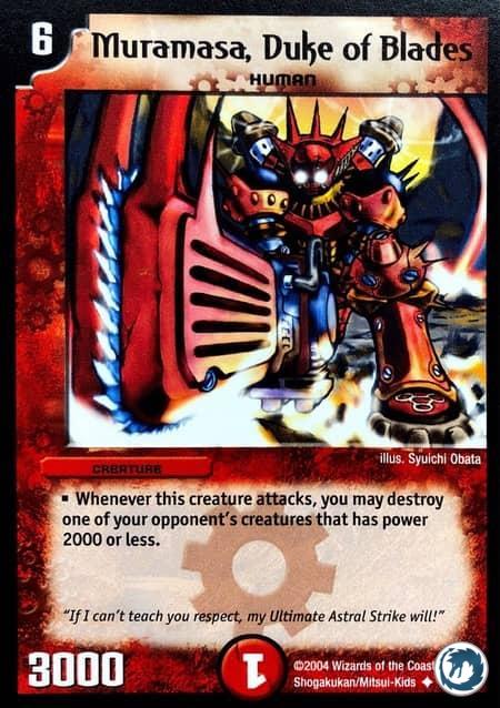 Muramasa, Duc Des Lames (40/55) - Muramasa, Duke of Blades (40/55) - Carte Duel Masters - Carnage Des Super-Guerriers