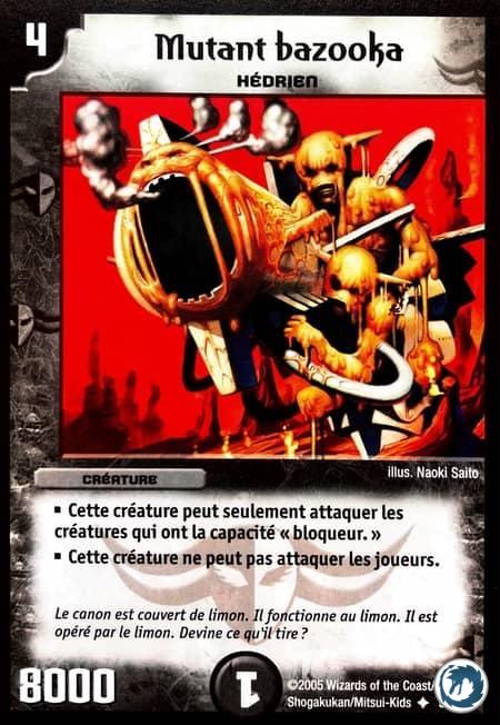 Mutant bazooka (51/110) - Bazooka Mutant (51/110) - Carte Duel Masters - Meurtrisseurs Invincibles