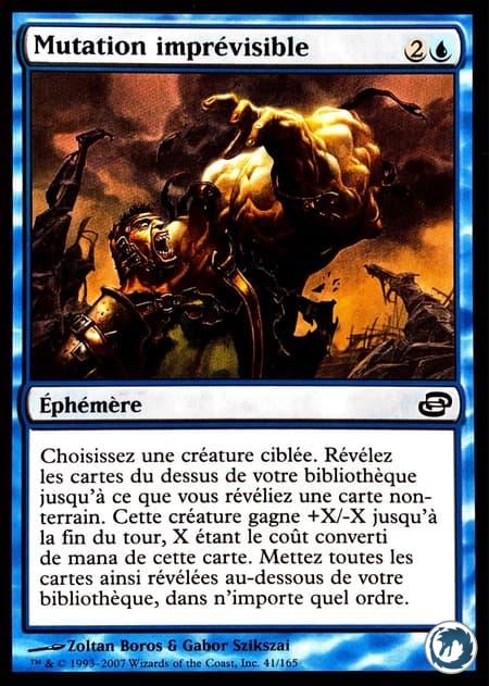 Mutation imprévisible (41/165) - Erratic Mutation (41/165) - Chaos Planaire - Carte Magic The Gathering