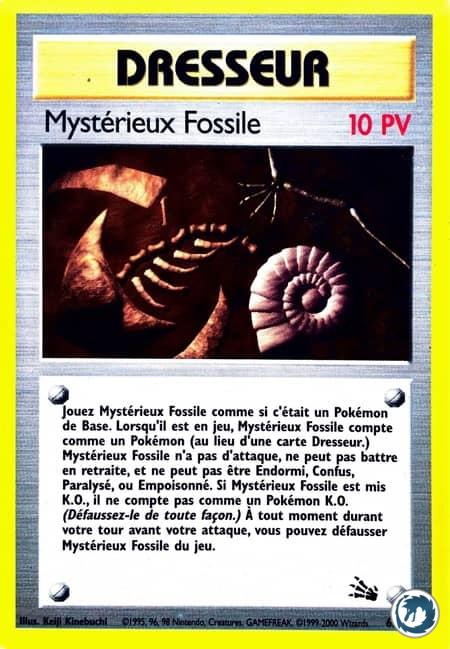 Mystérieux Fossile (62/62) - Mysterious Fossil (62/62) - Fossile - Carte Pokémon