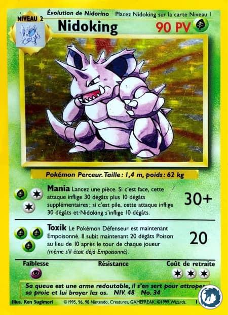 Nidoking (11/102) - Nidoking (11/102) - Set de base - Carte Pokémon