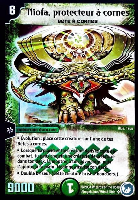 Niofa, protecteur à cornes (S5/S5) - Niofa, Horned Protector (S5/S5) - Carte Duel Masters - Jeux d'Ombres d'une Nuit Aveuglante
