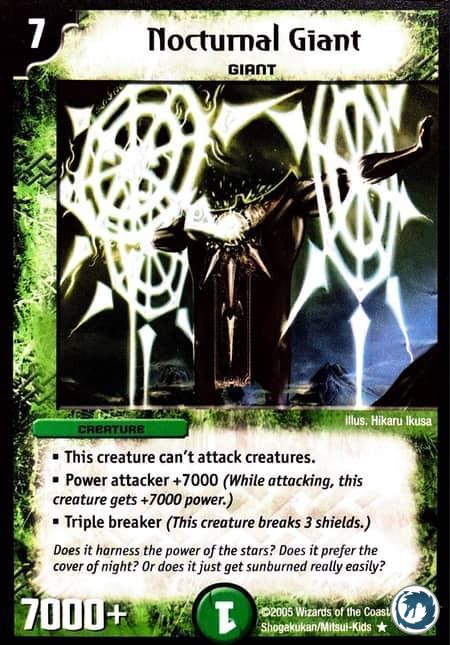 Géant Nocturne (53/55) - Nocturnal Giant (53/55) - Carte Duel Masters - Survivants De La Mégapocalypse