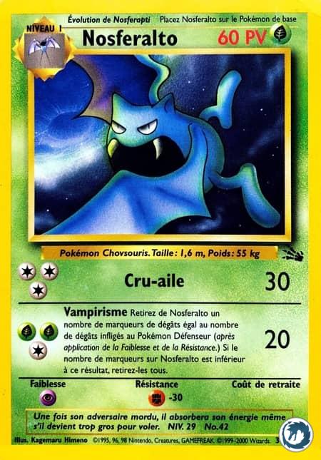 Nosferalto (34/62) - Golbat (34/62) - Fossile - Carte Pokémon