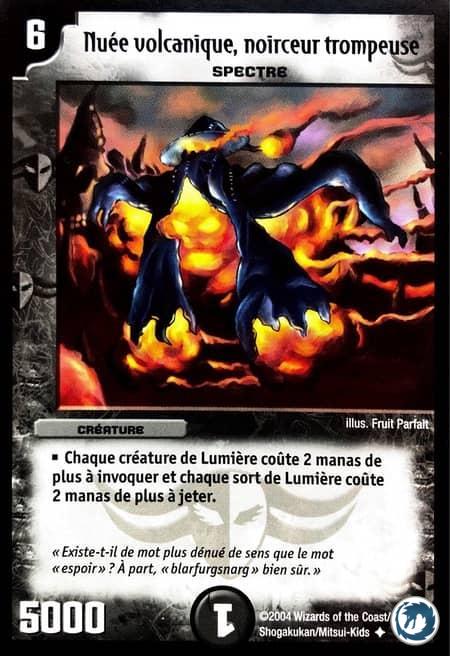 Nuée volcanique, noirceur trompeuse (39/55) - Volcano Smog, Deceptive Shade (39/55) - Carte Duel Masters - Jeux d'Ombres d'une Nuit Aveuglante