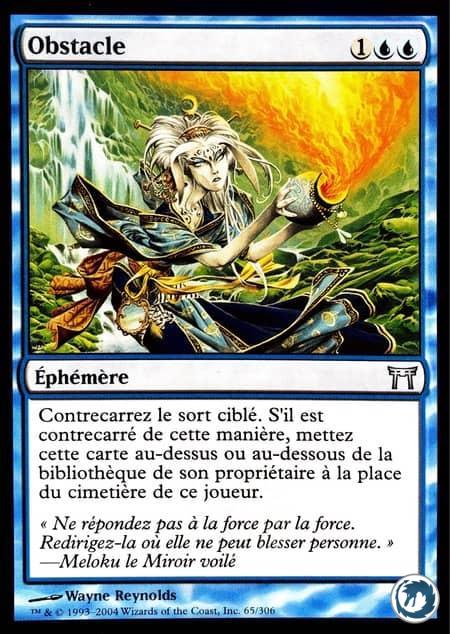 Obstacle (65/306) - Hinder (65/306) - Guerriers de Kamigawa - Carte Magic The Gathering