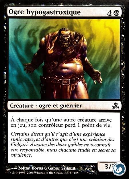 Ogre hypogastroxique (57/165) - Poisonbelly Ogre (57/165) - Le Pacte des Guildes - Carte Magic The Gathering