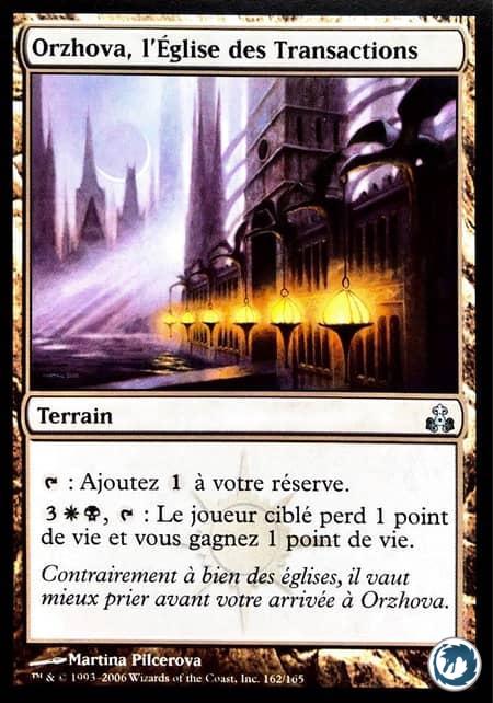 Orzhova, l'Eglise des Transactions (162/165) - Orzhova, the Church of Deals (162/165) - Le Pacte des Guildes - Carte Magic The Gathering