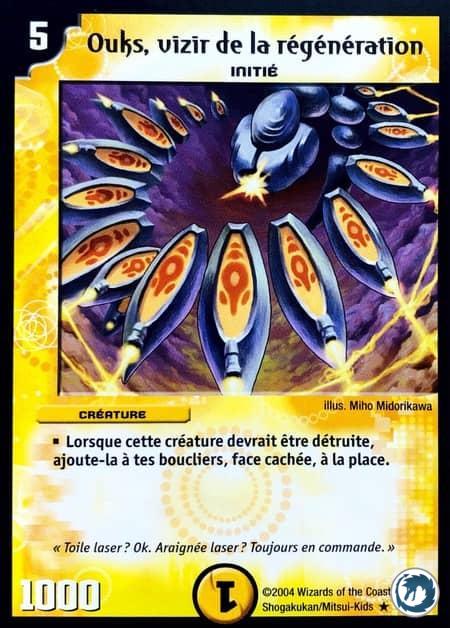 Ouks, vizir de la régénération (14/55) - Ouks, Vizier of Restoration (14/55) - Carte Duel Masters - Jeux d'Ombres d'une Nuit Aveuglante