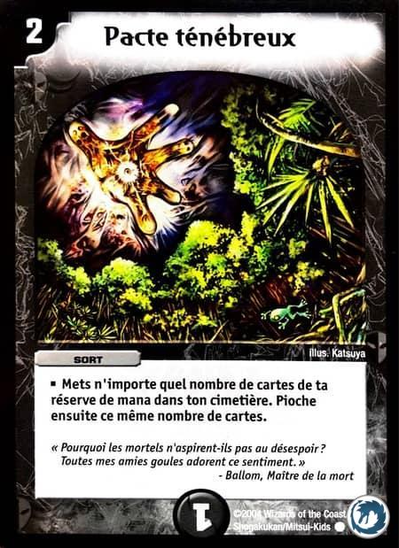 Pacte ténébreux (28/55) - Darkpact (28/55) - Carte Duel Masters - Jeux d'Ombres d'une Nuit Aveuglante