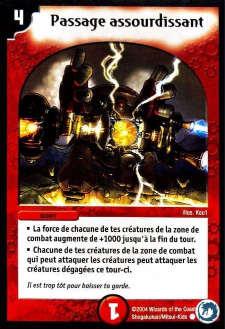 Passage assourdissant (44/55) - Rumble Gate (44/55) - Carte Duel Masters - Evo Exterminateur