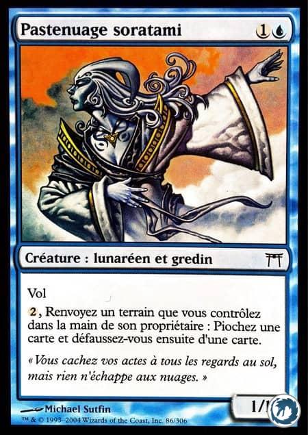 Pastenuage soratami (86/306) - Soratami Cloudskater (86/306) - Guerriers de Kamigawa - Carte Magic The Gathering