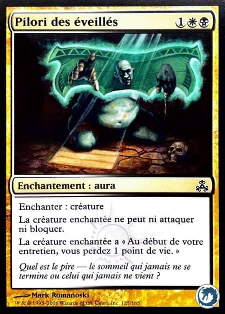 Pilori des éveillés (125/165) - Pillory of the Sleepless (125/165) - Le Pacte des Guildes - Carte Magic The Gathering