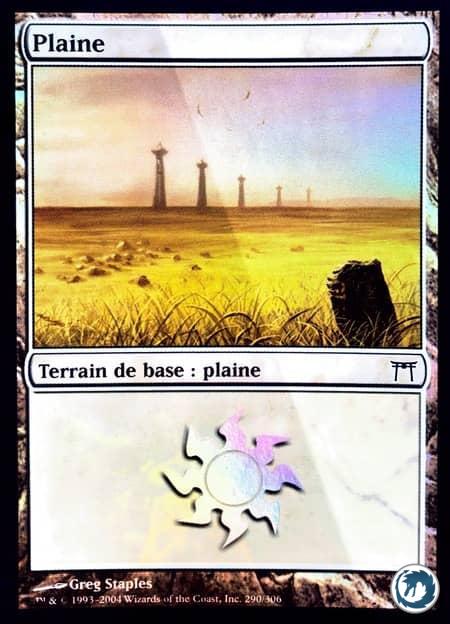 Plaine (290/306) - Plains (290/306) - Guerriers de Kamigawa - Carte Magic The Gathering