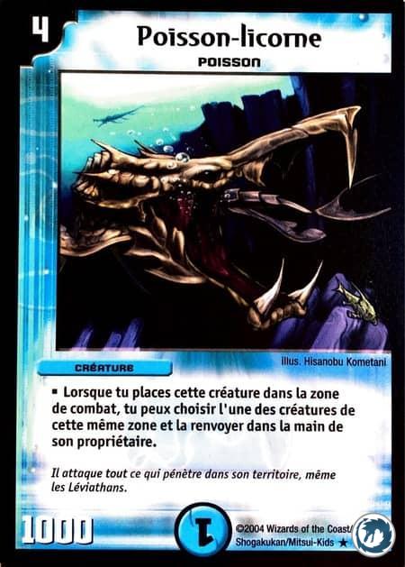 Poisson-licorne (43/110) - Unicorn Fish (43/110) - Carte Duel Masters - Set De Base