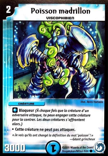 Poisson madrillon (37/110) - Madrillon Fish (37/110) - Carte Duel Masters - Meurtrisseurs Invincibles