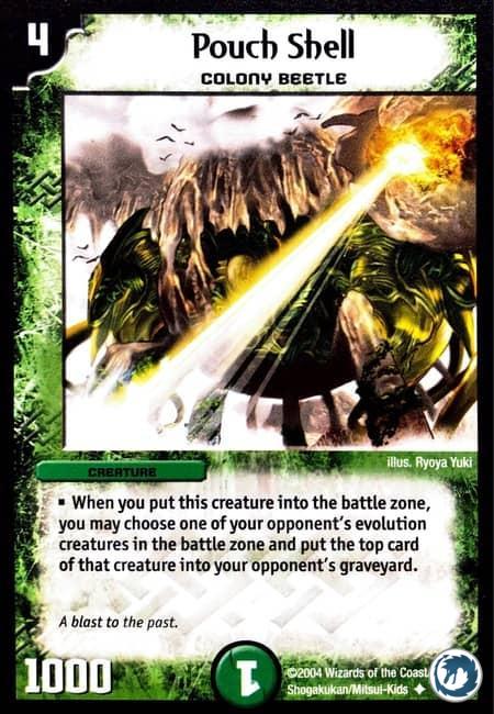 Carapace Aumônière (50/55) - Pouch Shell (50/55) - Carte Duel Masters - Carnage Des Super-Guerriers