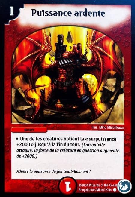 Puissance ardente (71/110) - Burning Power (71/110) - Carte Duel Masters - Set De Base